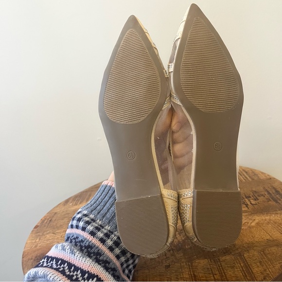 NEW Journee Collection Batavia Flat Jeweled flats Rhinestone Sequin Flats Sz 6.5 - Picture 8 of 8